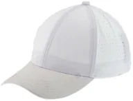 Czapki i chusty sportowe męskie - Czapka Z Daszkiem Męska Bejsbolówka Klasyczna Patrolówka Biała - miniaturka - grafika 1