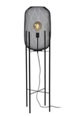 Lampy stojące - Lucide MESH czarna śr. 35cm. E27 Lampa podłogowa stojąca 45785/01/30 - miniaturka - grafika 1