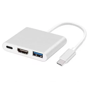 HP Adapter 3w1 MacBook Asus Usb 3.0 Hdmi 4K - Adaptery i przejściówki - miniaturka - grafika 1