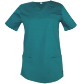 Odzież medyczna - Bluza medyczna chirurgiczna damska kolor morski 4XL - miniaturka - grafika 1