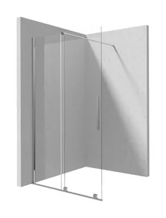 Deante Jasmin Kabina walk-in przesuwna 195x120 cm chrom KTJ032R - Ścianki i drzwi prysznicowe - miniaturka - grafika 1