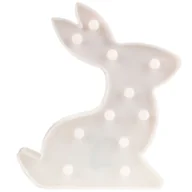 Lampy pozostałe - Milagro Plasitkowy Zając LED na baterie EKD3495 - miniaturka - grafika 1
