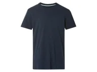 Koszulki męskie - LIVERGY® T-shirt męski z bawełny (Granatowy, M (48/50)) - miniaturka - grafika 1
