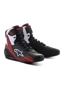 Buty motocyklowe - Buty Motocyklowe Alpinestars Faster-4 Czarny/Złamany Biały/Ciemnoczerwony45,5 - miniaturka - grafika 1