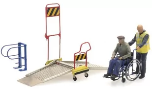 Wózek Inwalidzki + Figurki Gotowy Model H0 Artitec - Kolekcjonerskie modele pojazdów - miniaturka - grafika 1