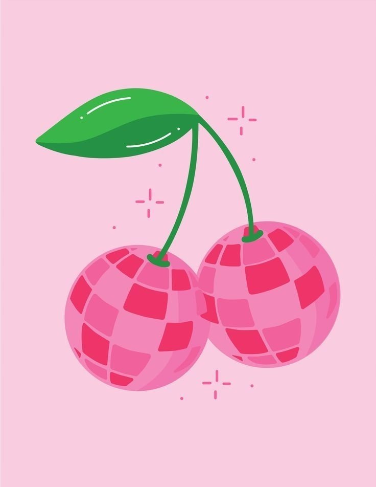 PODKŁADKA POD MYSZ Z Nadrukiem 22x18 cm Sztuka Cherry Wiśnie Tekst Prezent