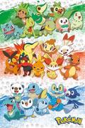 Poster Quadro Kanto 151 Pokemon Original S/ Moldura 91x61cm