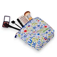 Kosmetyczki, organizery i kuferki - Kosmetyczka damska organizer do torebki etui saszetka do torby kaszubska - miniaturka - grafika 1