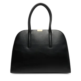 Torebka Tommy Hilfiger Iconic Leather Tote AW0AW18206 Czarny - Torebki damskie - miniaturka - grafika 1