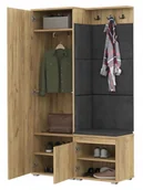 Meble do przedpokoju - Garderoba przedpokój szafa panele Nevada 104 Craft - miniaturka - grafika 1