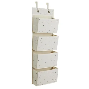 3 Sprouts Organizer Na Drzwi Wiszący Cream Recycled - Organizery na łóżeczko - miniaturka - grafika 1