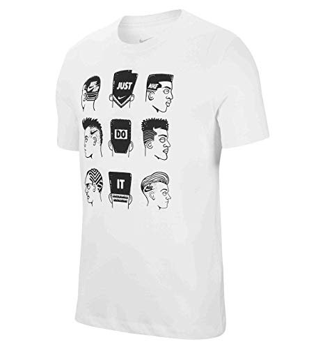 Nike męski T-shirt Fw Cltr 6 biały biały X-L