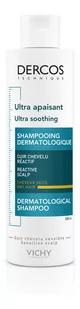 Vichy Dercos Ultra Soothing szampon ultra łagodzący do włosów suchych No Parabens Hypoallergenic 200 ml - Szampony do włosów - miniaturka - grafika 1
