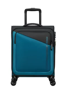 Walizka kabinowa American Tourister Daring Dash EXP- black / blue - Walizki - miniaturka - grafika 1