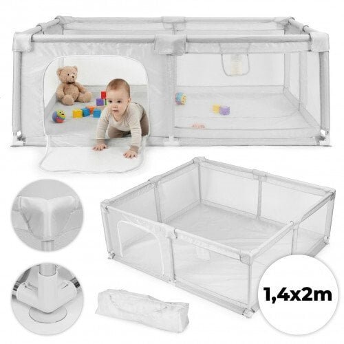 Kojec ECOTOYS stal nierdzewna siatkowe ścianki