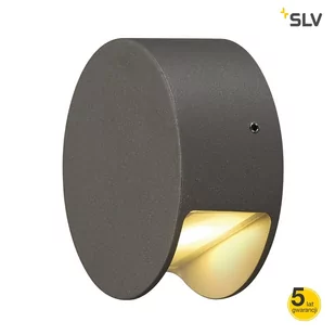 Spotline PEMA LED lampa ścienna, srebrnoSzary, 1x 3,3W, 3200K 231012 - Lampy ścienne - miniaturka - grafika 1