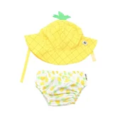 Pieluchy - Zoocchini Pieluszka Kąpielowa Z Czapką Ananas S - miniaturka - grafika 1