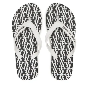 Japonki Armani Exchange XDQ010 XV700 T037 Czarny - Klapki i japonki damskie - miniaturka - grafika 1