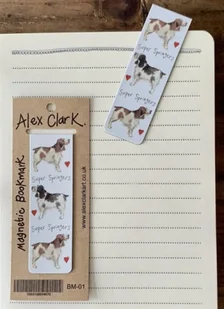 Zakładka do książki BM01 Springer spaniel - Alex Clark - Zakładki do książek - miniaturka - grafika 1