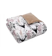 Koce i narzuty dla dzieci - Kocyk Dwustronny Bambus/Velvet - Jelonki Jasne - miniaturka - grafika 1