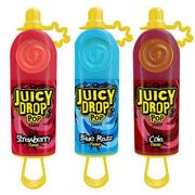 Cukierki - BAZOOKA JUICY DROP POP 26G SUPER KWAŚNO-SŁODKI ŻEL DO PICIA I ZABAWY W 4 SMAKACH DO WYBORU - miniaturka - grafika 1