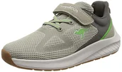 Buty dla dziewczynek - KangaROOS Dziecięce tenisówki K-Fort Spin Ev Unisex, Stal szara limonka, 28 EU - miniaturka - grafika 1