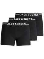 Majtki męskie - Jack&Jones Komplet 3 par bokserek Sense 12081832 Czarny - miniaturka - grafika 1