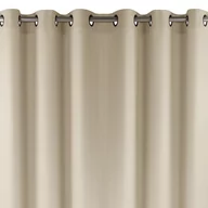 Zasłony - Zasłona CARMENA kolor kremowy styl klasyczny srebrne przelotki metalowe srebrne plecionka 140x245 homede - CURT/HOM/CARMENA/BRAI - miniaturka - grafika 1