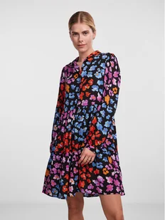 YAS Sukienka koszulowa 26030717 Kolorowy Regular Fit - Sukienki - miniaturka - grafika 1