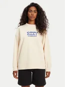 Bluzy damskie - Roxy Bluza ERJFT04941 Beżowy Regular Fit - miniaturka - grafika 1