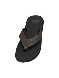 Quiksilver Quiksilver Monkey Wrench sandały męskie, pod prysznic i do kąpieli, Czarny brązowy Black Brown Xckc, 43 EU - Sandały męskie - miniaturka - grafika 1