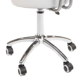 Taboret kosmetyczny BY-8373 biały - Krzesła i taborety kosmetyczne - miniaturka - grafika 1