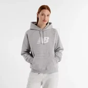Bluzy damskie - Bluza New Balance Sport Fleece Logo Hoodie W WT43524AG XL - miniaturka - grafika 1