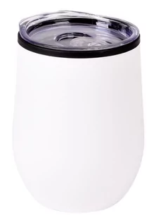 Kubek termiczny BOWLY, biały, poj. ok. 300 ml. - Kubki termiczne - miniaturka - grafika 1