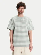 Koszulki męskie - Selected Homme T-Shirt 16097659 Zielony Regular Fit - miniaturka - grafika 1