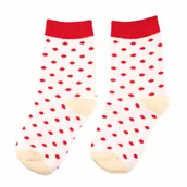 Skarpetki dla dzieci - Skarpety dziecięce białe w kropki Captain Mike, 31-34 - miniaturka - grafika 1