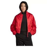Kurtki damskie - G-STAR RAW Damska kurtka G-Star Denim Blazers Bomber Jacket, czerwona, L, czerwony, L - miniaturka - grafika 1