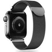 Akcesoria do zegarków - Tech-Protect Milaneseband do Apple Watch 8 / 9 / 10 / 11 / SE 40 / 41 / 42 mm Czarny - miniaturka - grafika 1