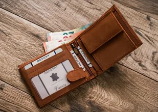 Duży, Skórzany Portfel Męski Lumarko! - Portfele - miniaturka - grafika 7
