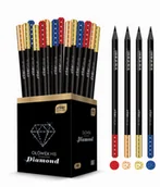 Ołówki - Ołówek Czarny Diamond Interdruk, 1 Sztuka - miniaturka - grafika 1