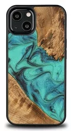 Bewood Drewniane etui iPhone 13, Turquoise - Etui i futerały do telefonów Bewood Drewniane etui iPhone 13, Turquoise - Etui i futerały do telefonów - miniaturka - grafika 1
