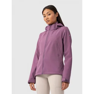 Kurtka Damska 4F Softshell NeoDry 5000 Fioletowa Z22SFD001-52S - Kurtki i kamizelki sportowe damskie - miniaturka - grafika 1