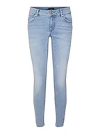 Spodnie damskie - VERO MODA Dżinsy damskie, jasnoniebieski (light blue denim), 32/L-XXL - miniaturka - grafika 1