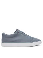 Trampki męskie - Tommy Hilfiger Tenisówki Th Hi Vulc Low Core Canvas FM0FM05396 Szary - miniaturka - grafika 1