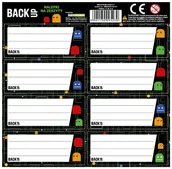 Szkolne artykuły papiernicze - Nalepki na zeszyty, Backup Gamer - miniaturka - grafika 1