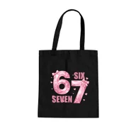 Torby i wózki na zakupy - Six seven 67 - różowa wersja - torba na prezent - miniaturka - grafika 1