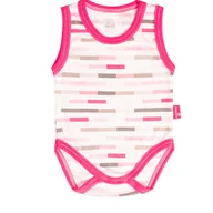Body dla niemowląt - Body 56 Ramiączko na ramiączkach RAMKA ramki Bez rękawa ROZM. 56 Pampicio - miniaturka - grafika 1