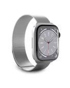 Akcesoria do smartwatchy - Pasek Apple Watch 42-45mm Puro Milanese srebrny - miniaturka - grafika 1