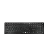 Klawiatury - CHERRY KW 9100 SLIM klawiatura RF Wireless + Bluetooth QWERTY Angielski Czarny JK-9100GB-2 - miniaturka - grafika 1