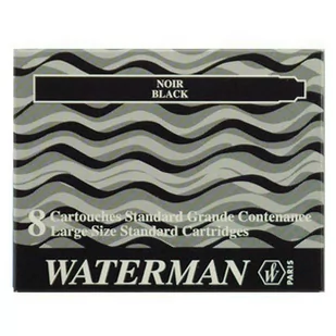Waterman NABOJE STD CZARNY 8szt S0110850 - Wkłady do długopisów - miniaturka - grafika 2
